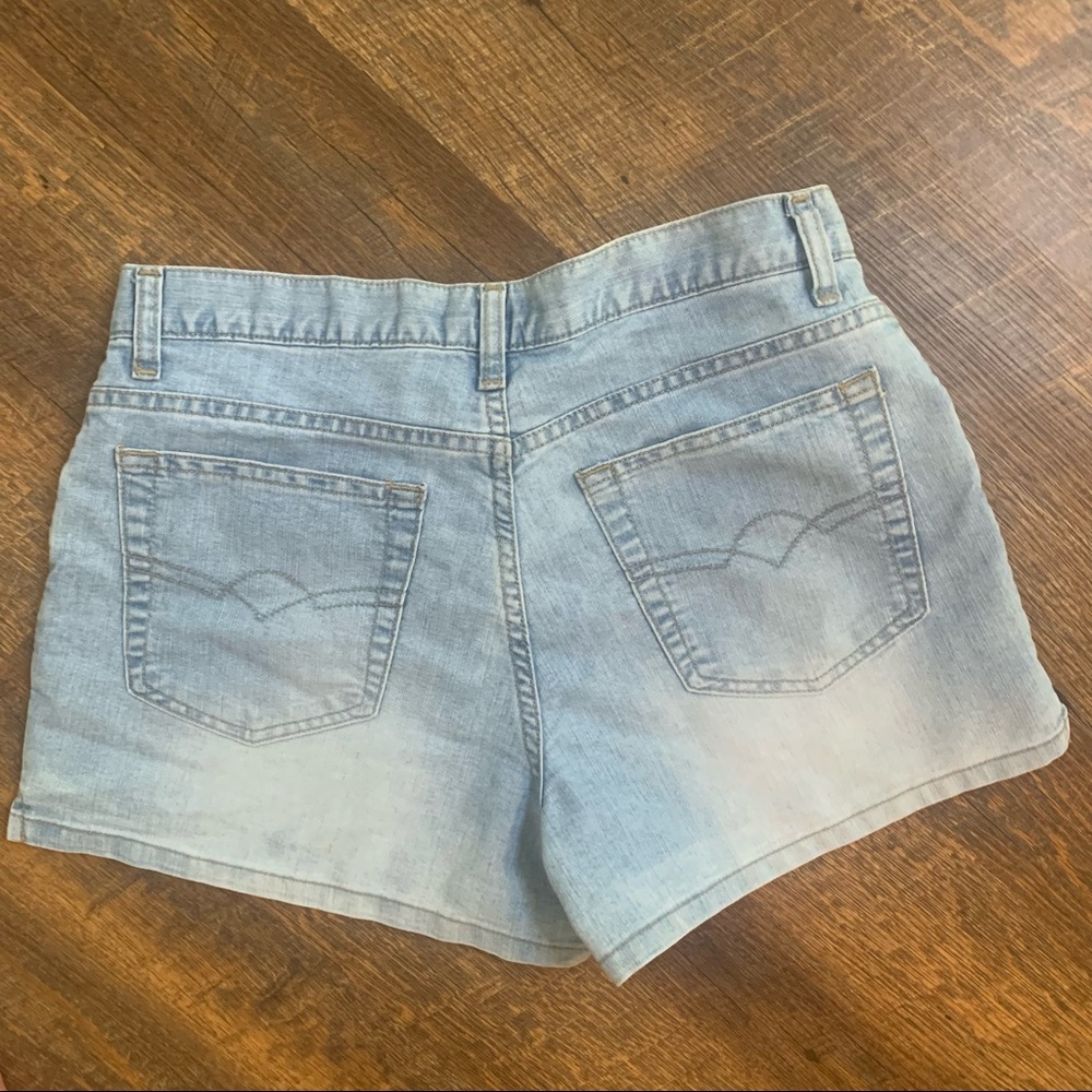 Vintage 90s Xhilaration high waisted jean shorts - Picture 6 of 12